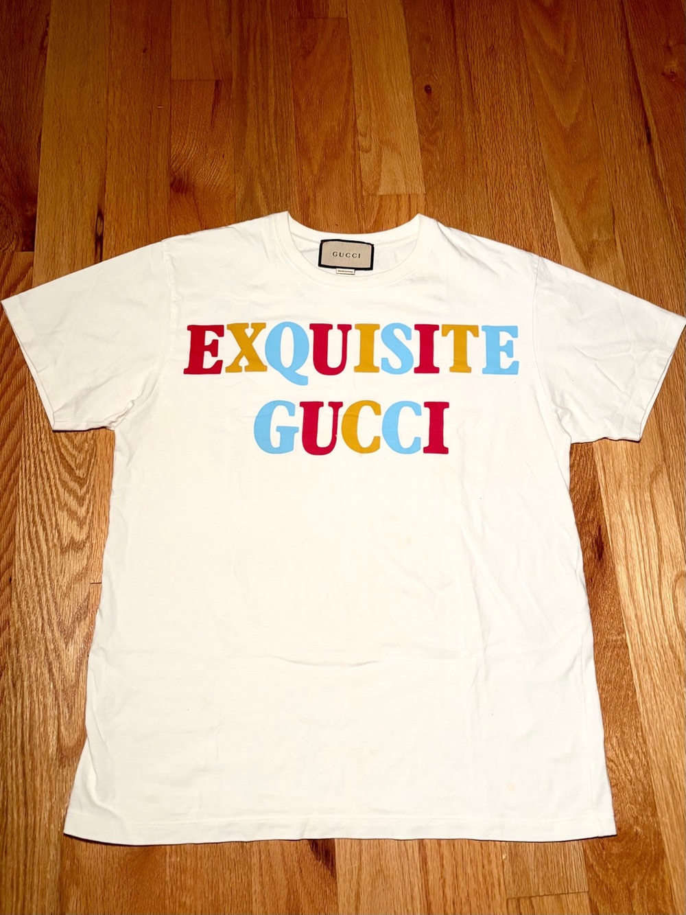 Gucci White Multicolor ‘Exquisite’ Tshirt